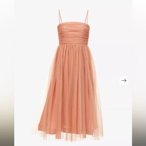 ZIMMERMANN Flared tiered tulle midi dress XS
